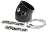 afe Magnum FORCE Intake Coupling Kit (4-3/8 IN ID to 3-3/4 IN ID x 30 Deg.) Black Elbow Coupler - Universal