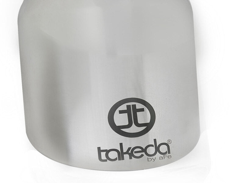 aFe Takeda 2-1/2 IN 304 Stainless Steel Polished Exhaust Tip - Universal
