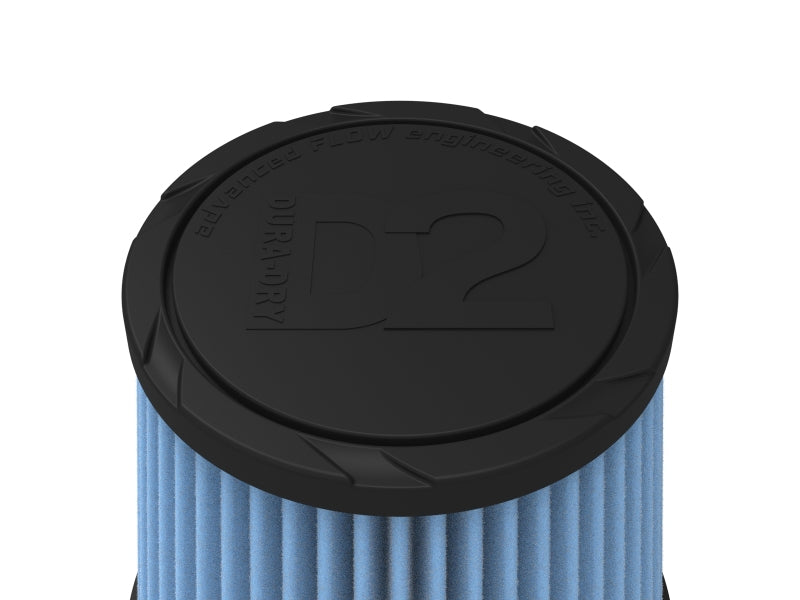 aFe POWER Clamp-On D2 Dura-Dry 5"F x 6.5"B x 4.75"T x 6"H Air Filter - Universal