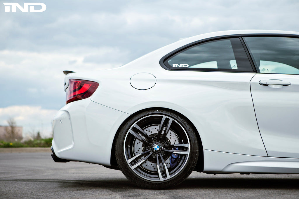 IND Matte Black Coated Exhaust Tip Set - BMW M2 Competition & CS / M3 / M4 (F8x) 2015-2020
