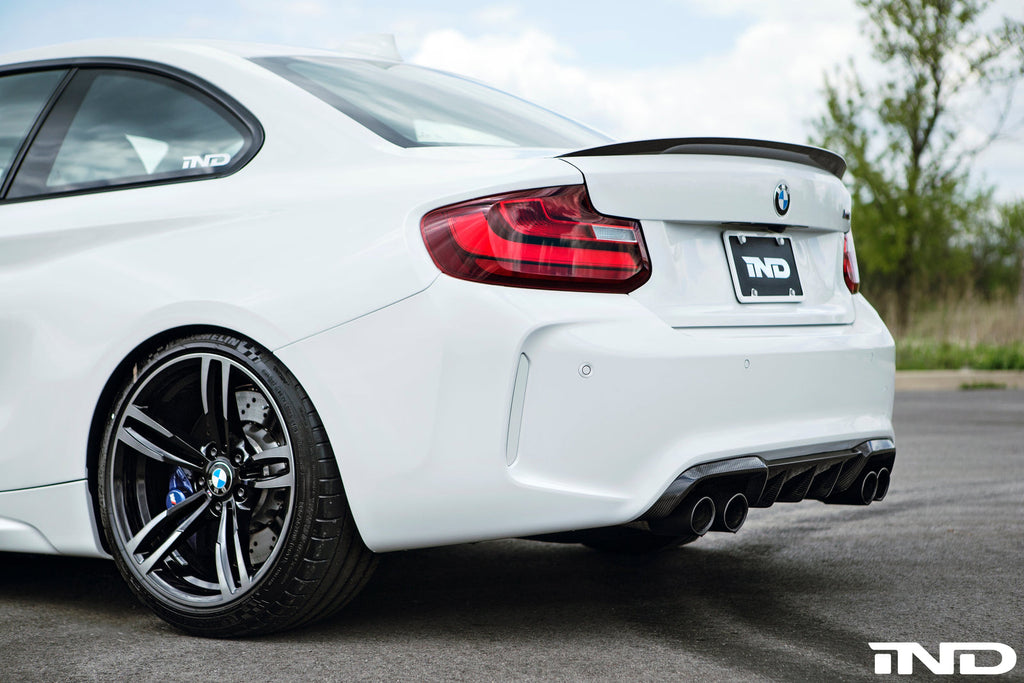 IND Matte Black Coated Exhaust Tip Set - BMW M2 Competition & CS / M3 / M4 (F8x) 2015-2020