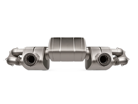 Akrapovic Titanium Slip-On Line Exhaust w/ Titanium Tips - Porsche Cayman GT4 / Spyder (718) 2020-2023