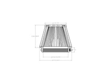 Load image into Gallery viewer, aFe POWER Clamp-On D2 Dura-Dry 5.5"F x 7"B x 4.75"T x 5"H Air Filter - Universal