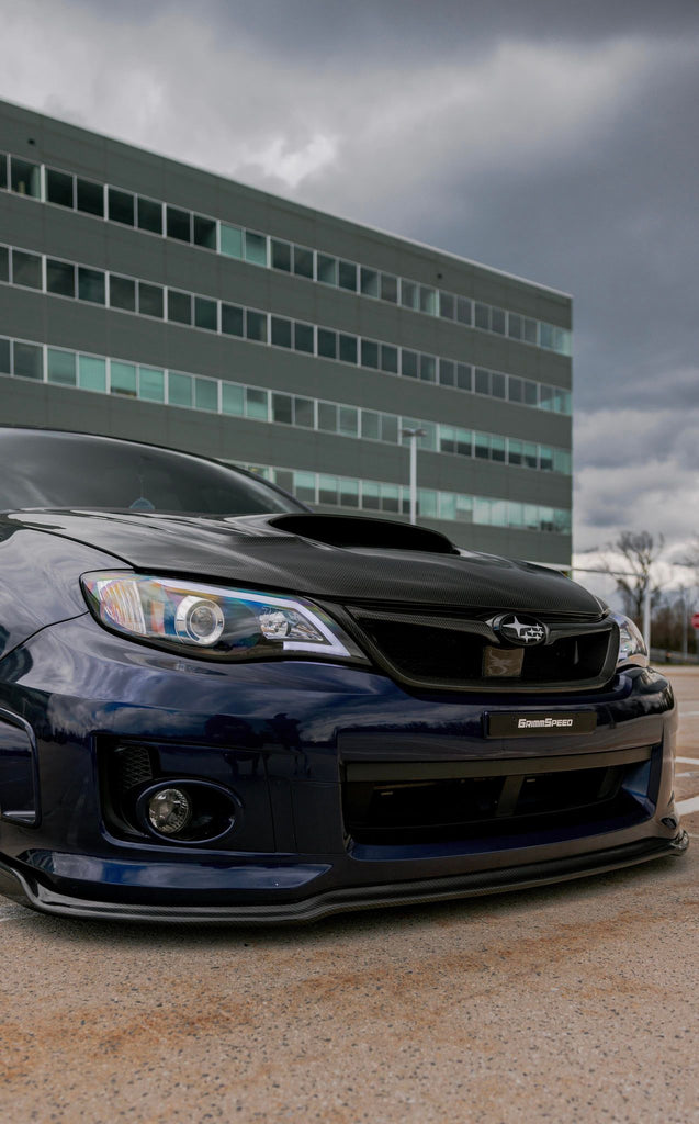 JDMuscle CS2 Style Front Carbon Fiber Lip - Subaru WRX / STi 2011-2014