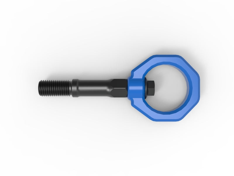 aFe CONTROL Rear Tow Hook Blue - Chevrolet Corvette (C8) 6.2L 2020-2025