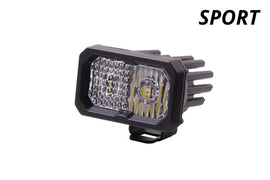 Diode Dynamics C2 1.0 SAE/DOT White Fog Sport ABL LED Pod (Single) - Universal