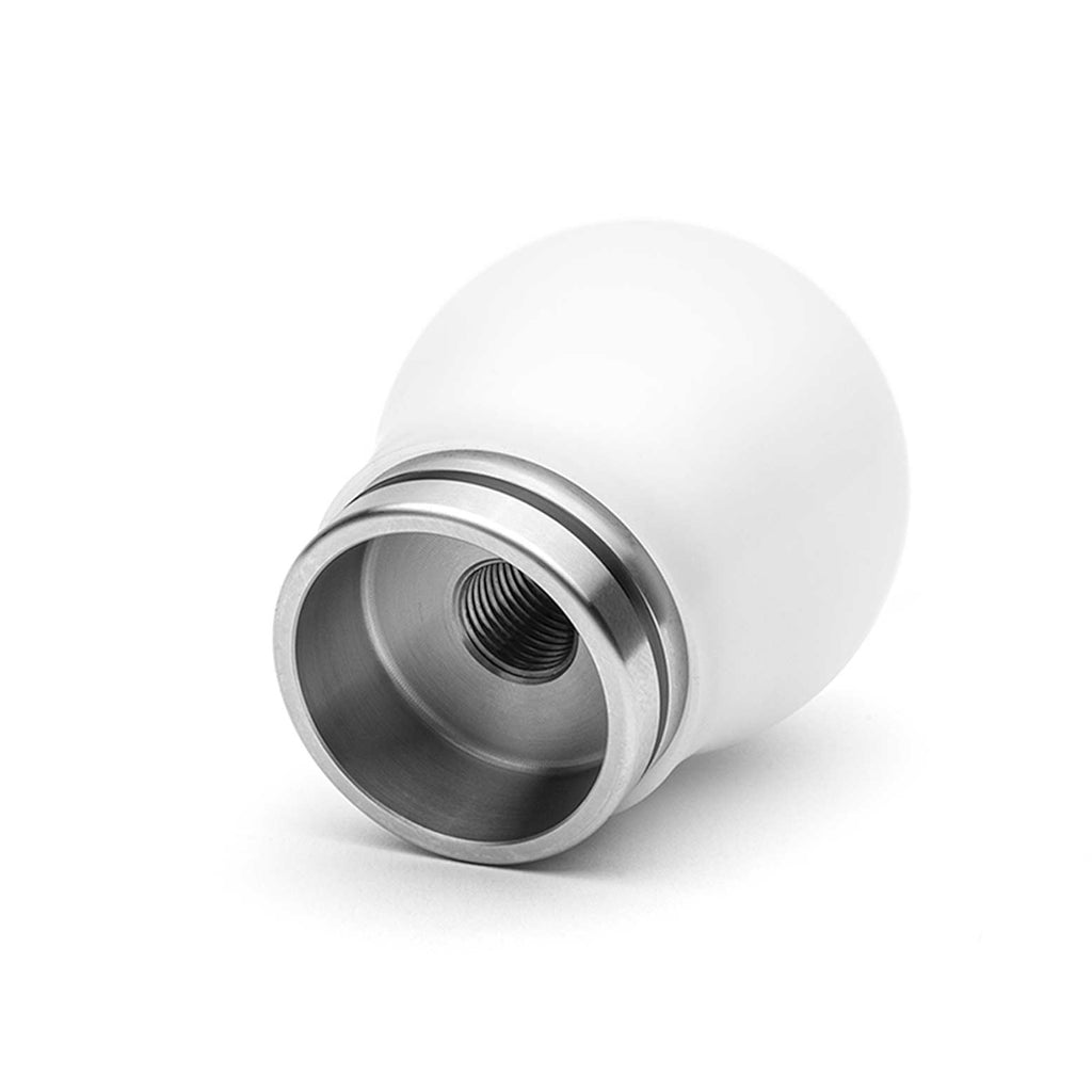 Cobb Short Weighted COBB Knob [White] - Scion FR-S 2013-2016 / Subaru BRZ 2013+ / Toyota 86 & GR86 2017+ / Focus ST & RS 2013-2018 / Fiesta ST 2014-2019