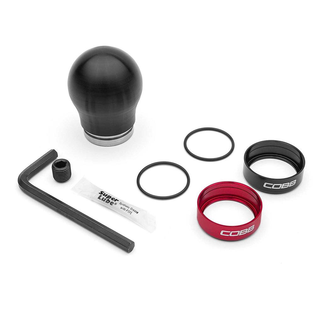 Cobb Short Weighted COBB Knob [Black] - Scion FR-S 2013-2016 / Subaru BRZ 2013+ / Toyota 86 & GR86 2017+ / Focus ST & RS 2013-2018 / Fiesta ST 2014-2019