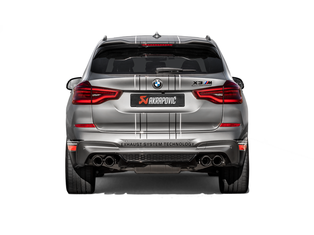 Akrapovic Titanium Slip-On Line Exhaust w/ Carbon Tips - BMW X3 M (F97) / X4 M (F98) 2020-2024