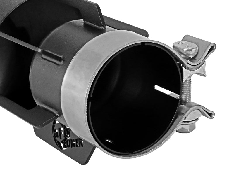 aFe MACH Force-Xp 3 IN 304 Stainless Steel Black Exhaust Tip - Universal