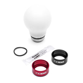 Cobb 6-Speed Short Weighted Cobb Knob [White] - Honda Civic Type R 2022+