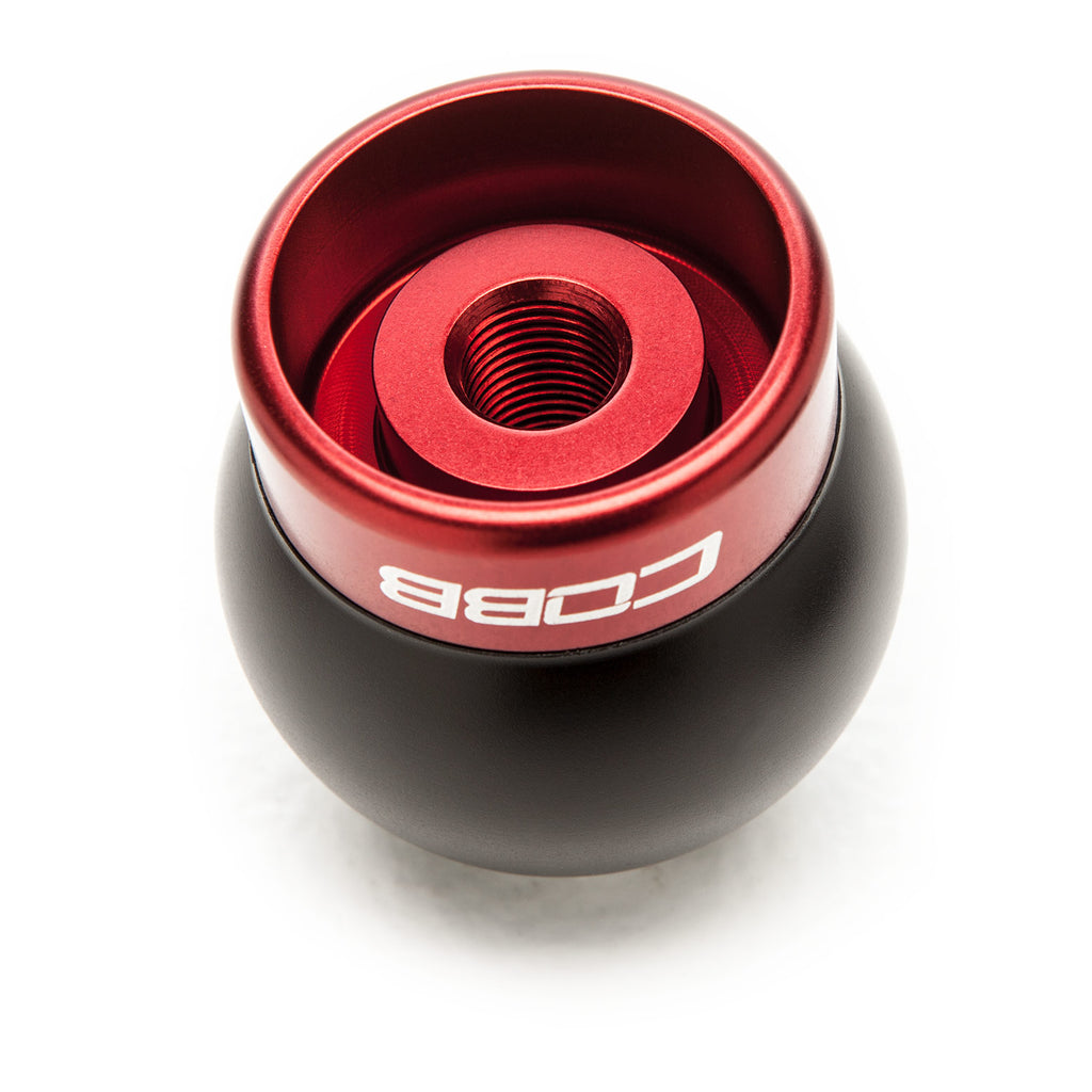 Cobb Shift Knob (Black w/ Red Base) - Ford Mustang Ecoboost 2015-2024