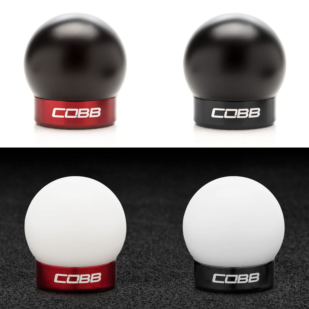 Cobb Shift Knob (Black w/ Red Base) - Ford Mustang Ecoboost 2015-2024