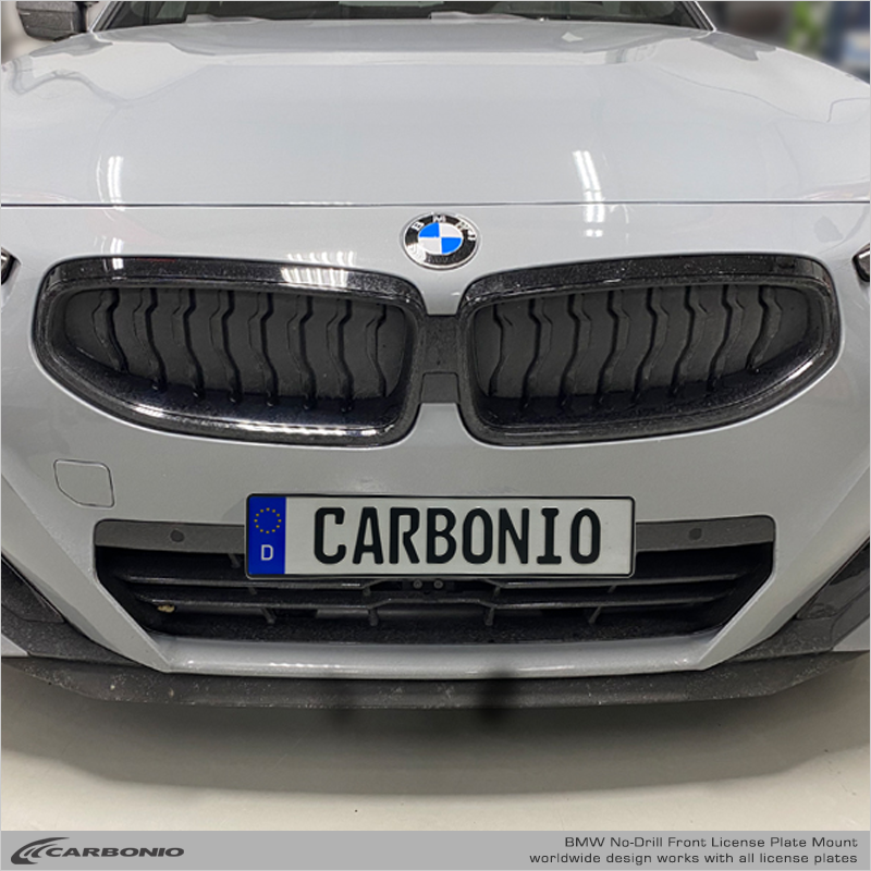 Carbonio No-Drill Front License Plate Mount - BMW 2-Series 2022-2026