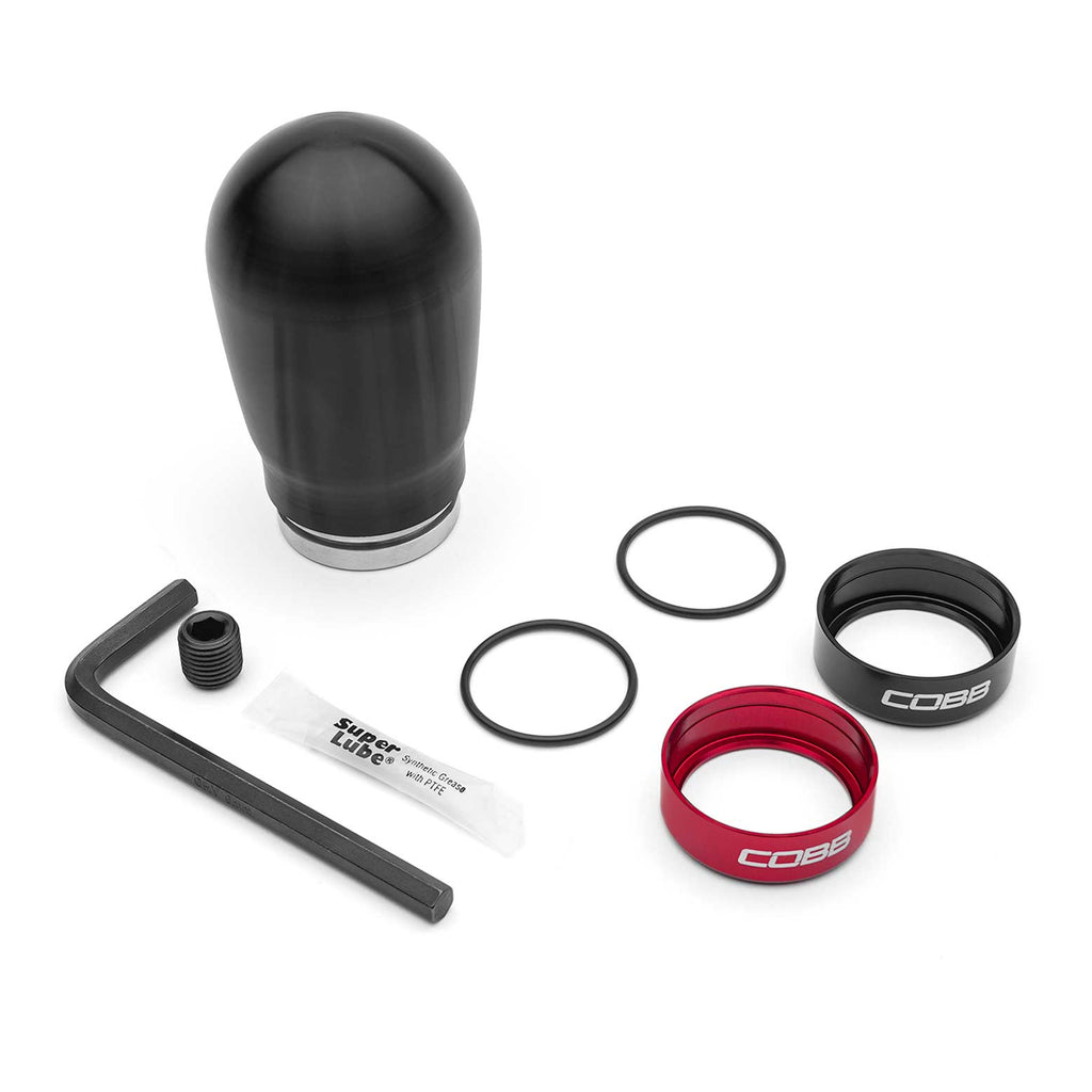 COBB Tall Weighted Shift Knob [Black] - Volkswagen Golf 2009-2024 / Jetta GLI 2019+