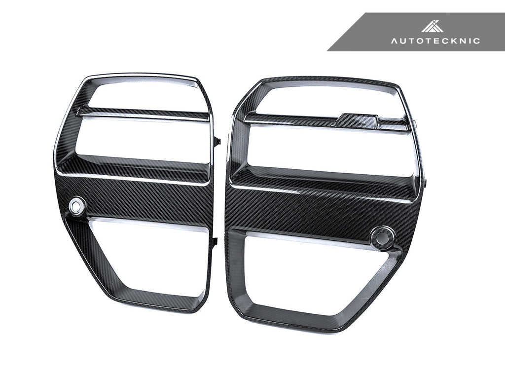 AutoTecknic Dry Carbon Motorsport V1 Front Grille - BMW M3/M4 (G8x) 2021+