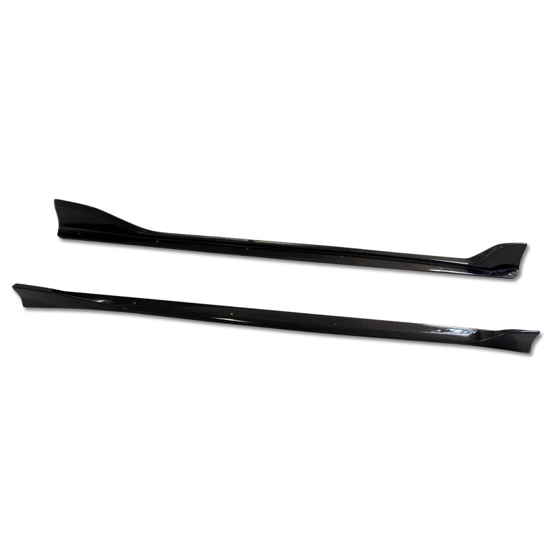 JDMuscle Tanso Carbon Fiber AM Style Side Skirt - Toyota Supra 2020-2025