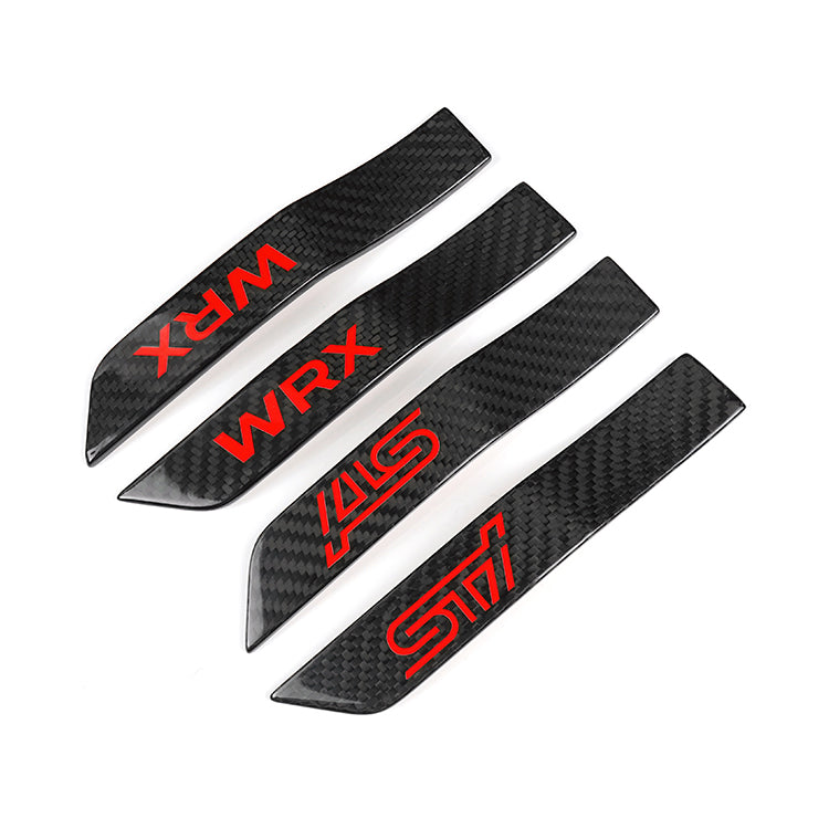 JDMuscle Tanso Carbon Fiber Fender Emblems V2 - Subaru WRX / STi 2015-2021