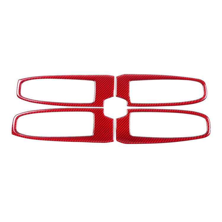 JDMuscle P&S Series Carbon Fiber Window Switch Trim Covers 4 PC - Subaru WRX 2022-2025