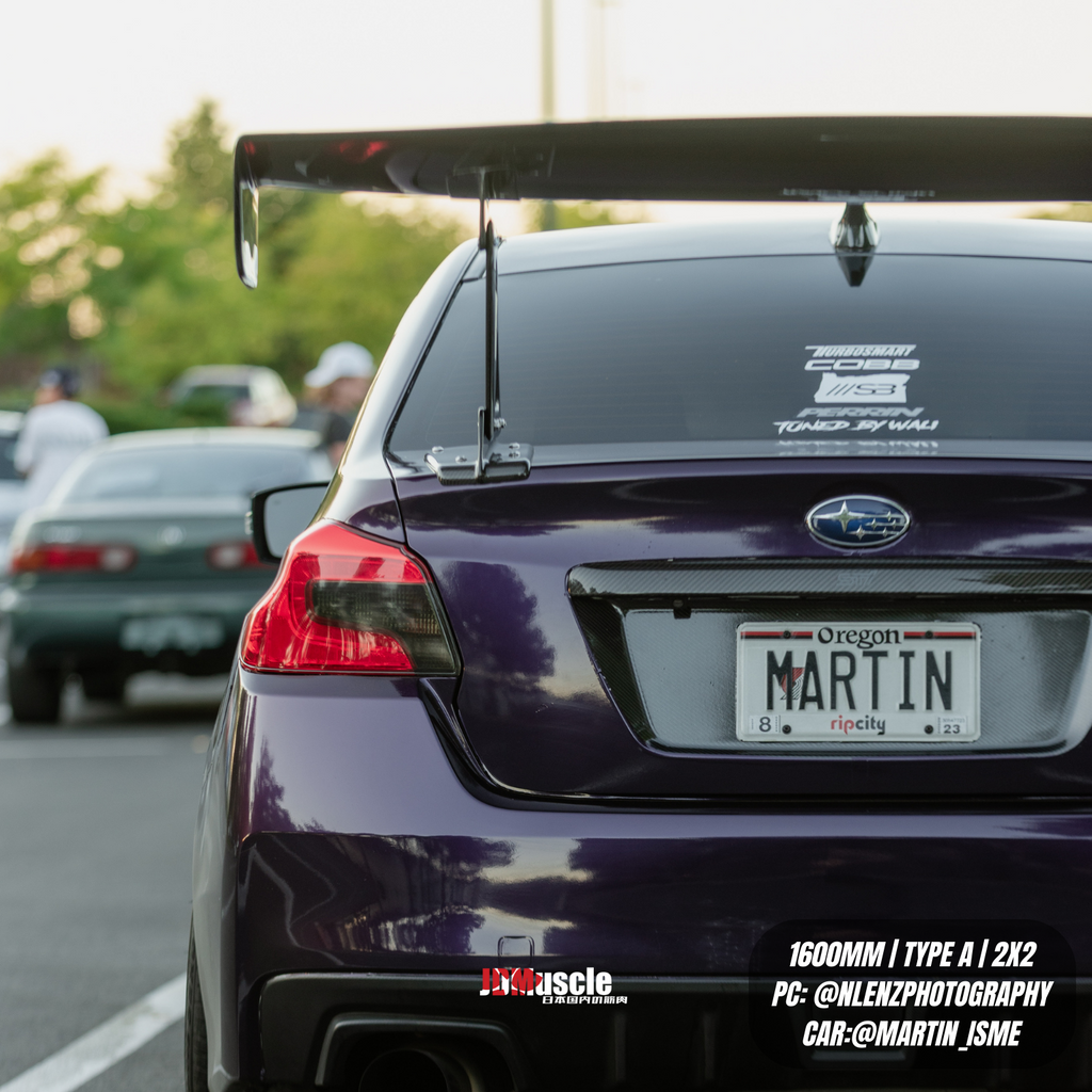 JDMuscle VS Style Full Carbon Fiber Euro GT Wing - Subaru WRX / STi 2015-2021