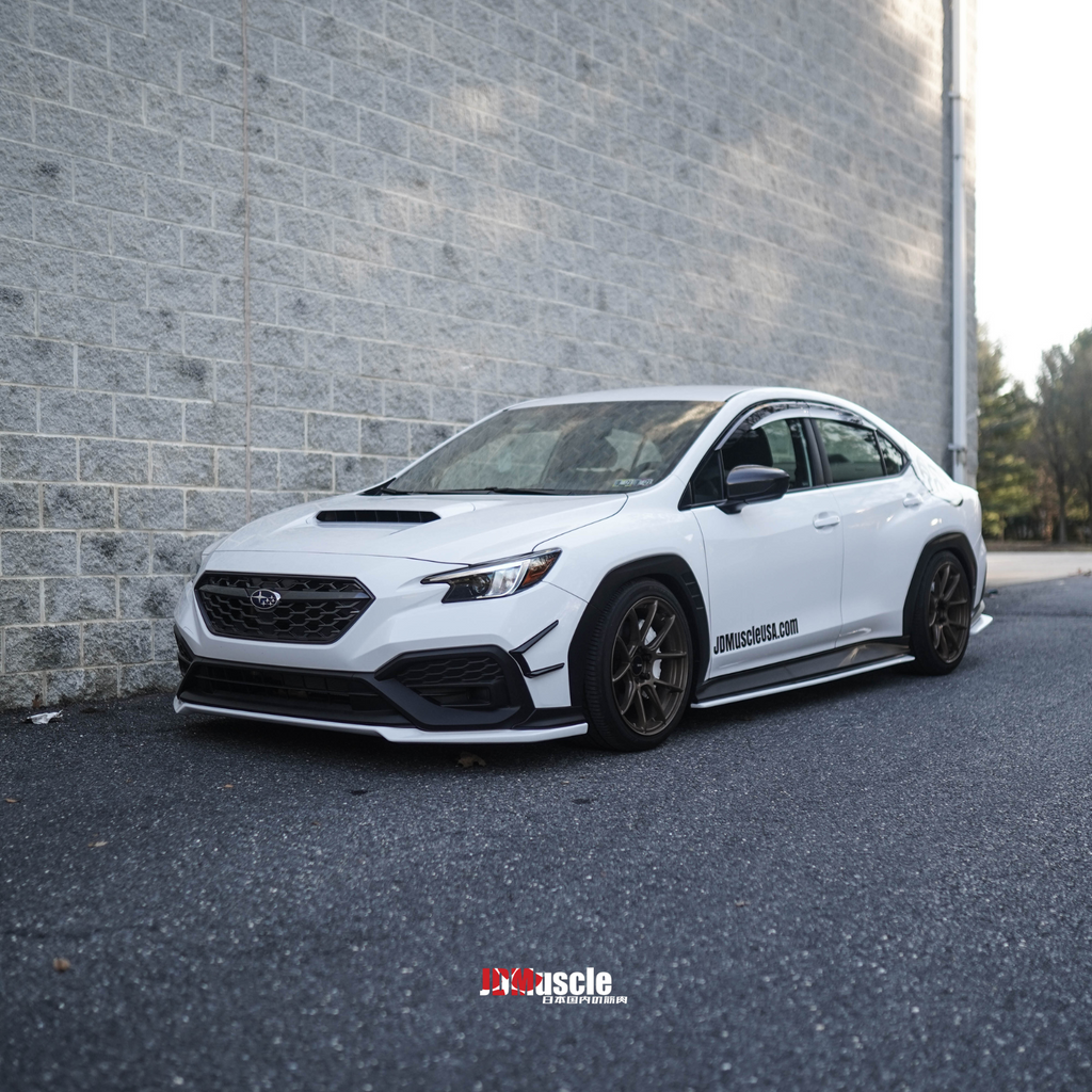 JDMuscle Paint Matched V1 Rain Guards / Window Visors - Subaru WRX 2022-2025