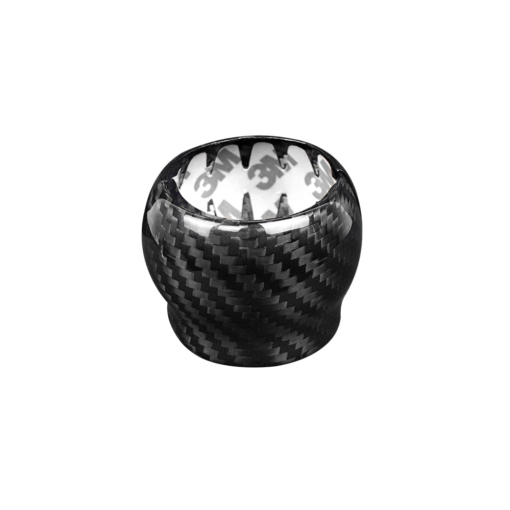 JDMuscle Tanso Dry Carbon Fiber Shift Knob Surround Cover - Subaru WRX 2022-2025