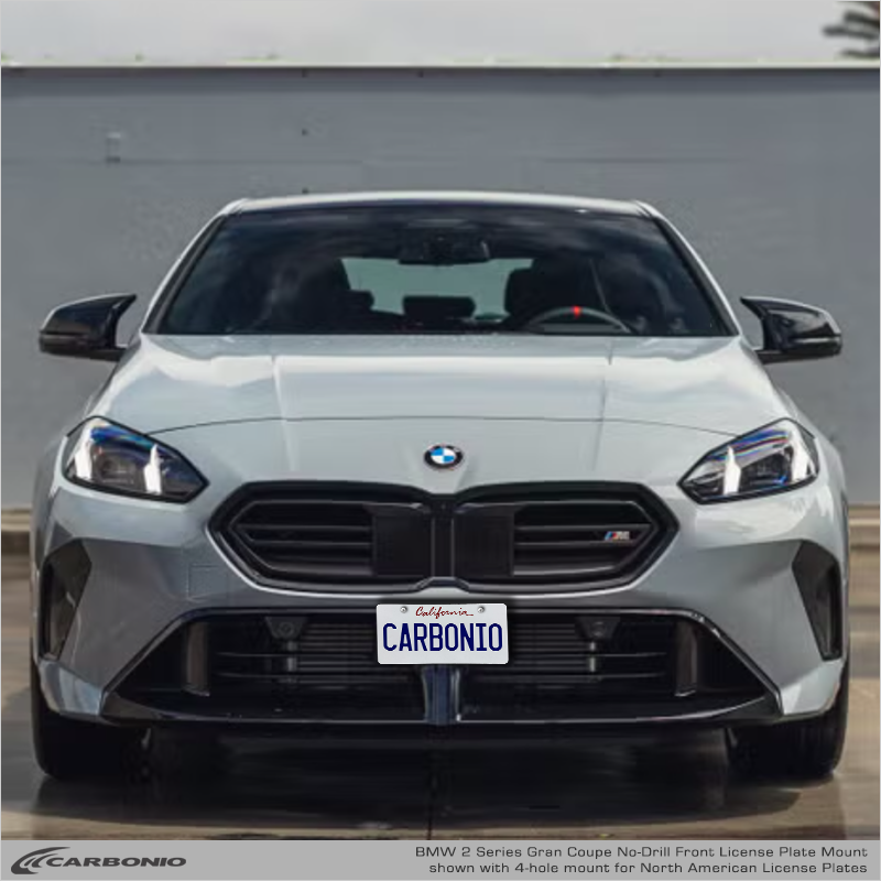 Carbonio No-Drill Front License Plate Mount - BMW 2-Series 2022-2026