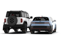Load image into Gallery viewer, Rally Armor Black Mudflaps w/ BCE Logo - Ford Bronco (No Running Boards or Rock Rails / w/ Plastic Bumper) 2021-2025