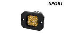 Load image into Gallery viewer, Diode Dynamics SSC1 Yellow Flood Sport Flush Mount ABL LED Pod (Single) - Universal Fitment