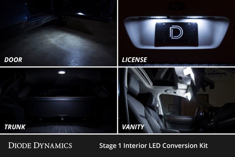 Diode Dynamics Stage 1 Interior LED Conversion Kit - Toyota 4Runner 2003-2009