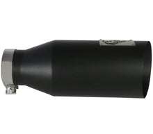 Load image into Gallery viewer, aFe MACH Force-Xp 4&quot; 409 Stainless Steel Black Exhaust Tip - Universal