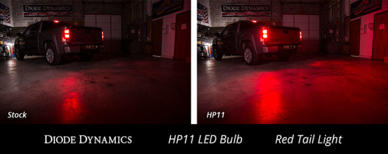 Diode Dynamics 1157 HP11 Tail Light LED Bulbs [Red; Set of Four] - Universal