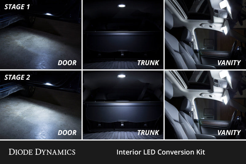 Diode Dynamics Stage 1 Interior LED Conversion Kit - Subaru Outback 2020-2025