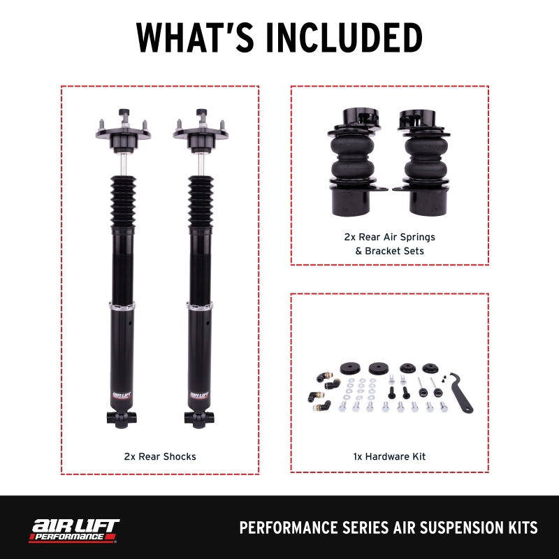Air Lift Performance Rear Air Strut Kit - Lexus GS / IS / RC 2014-2024