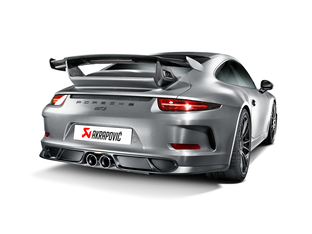 Akrapovic Titanium Slip-On Line Exhaust w/ Titanium Tips - Porsche 911 GT3 (991.1) 2014-2016