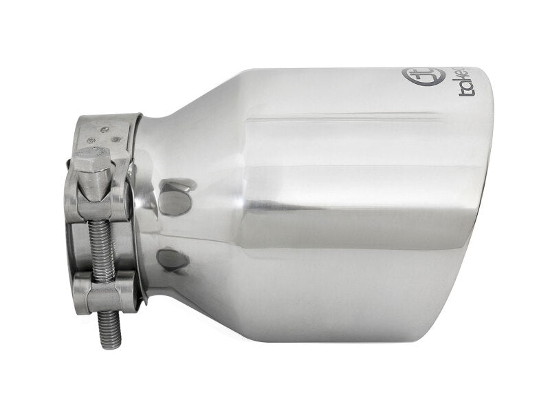 aFe Takeda 2-1/2 IN 304 Stainless Steel Polished Exhaust Tip - Universal