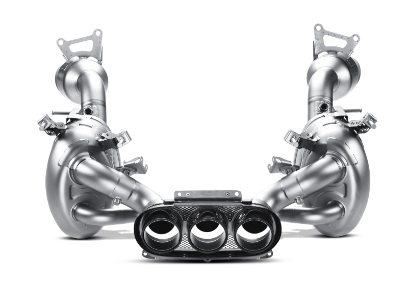 Akrapovic Titanium Slip-On Line Exhaust w/ Carbon Tips - Ferrari 458 Italia / 458 Spyder 2010-2015