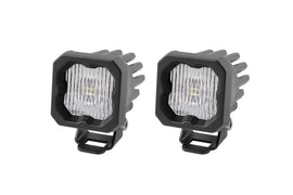 Diode Dynamics Stage Series C1 LED Pod - White SAE Fog Standard ABL (Pair)