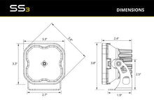 Load image into Gallery viewer, Diode Dynamics SS3 Dual-Color Wide LED Fog Light Pod (Pair)