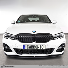 Load image into Gallery viewer, Carbonio No-Drill Front License Plate Mount - BMW 3-Series (G20) 2019-2026