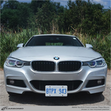 Carbonio No-Drill Front License Plate Mount - BMW 3-Series (F30/F31/F34) 2014-2018