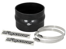 Load image into Gallery viewer, afe Magnum FORCE Intake Coupling Kit (4 IN ID x 3 IN L) Black Straight Coupler w/ Hump - Universal