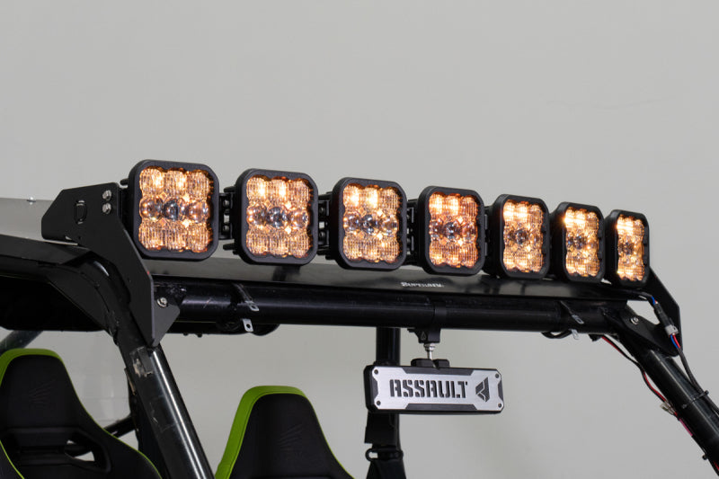 Diode Dynamics SS5 Cool White Pro Roof CrossLink Lightbar Kit - Honda Talon 2019-2025
