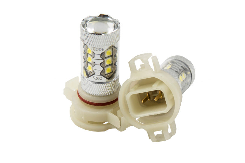 Diode Dynamics 5202/PSX24W XP80 LED Bulbs [Cool White; Pair] - Universal