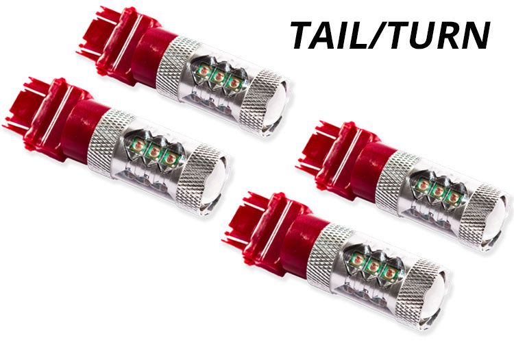 Diode Dynamics 7443 XP80 Red Tail Light LED Bulbs (Set of 4) - Multiple Fitments