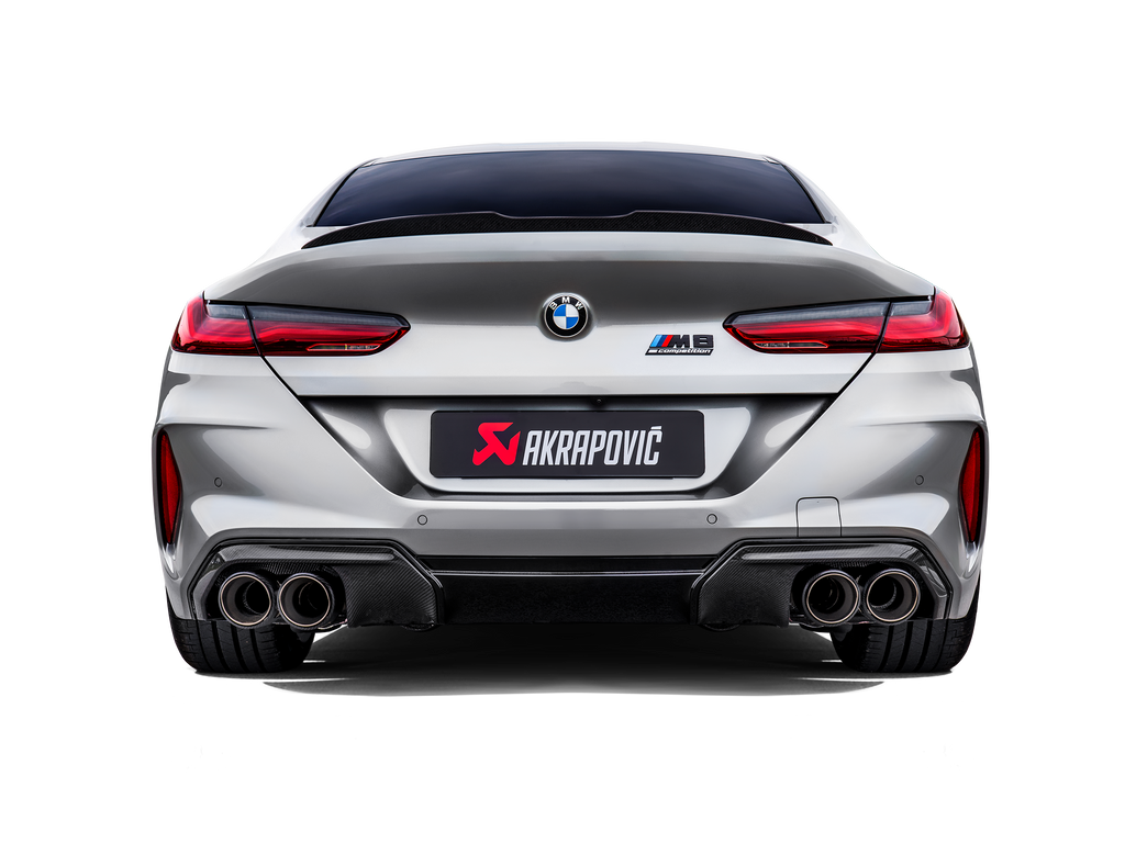 Akrapovic Titanium Evolution Line Cat Back Exhaust w/ Carbon Tips - BMW M8/M8 Competition (F93) 2020+