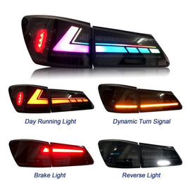 Invoke Concepts RGB Taillights w/ Sequential Turn Signal + Animation - Lexus IS Coupe 2006-2014