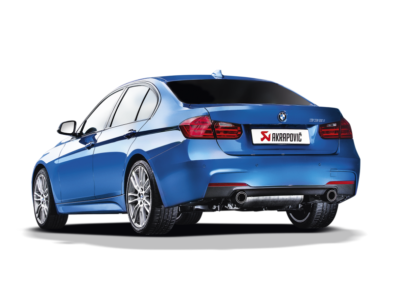 Akrapovic SS Evolution Line Cat Back (SS) w/ Carbon Tips (Req. Link Pipe) - BMW 335i (F30) 2012-2015