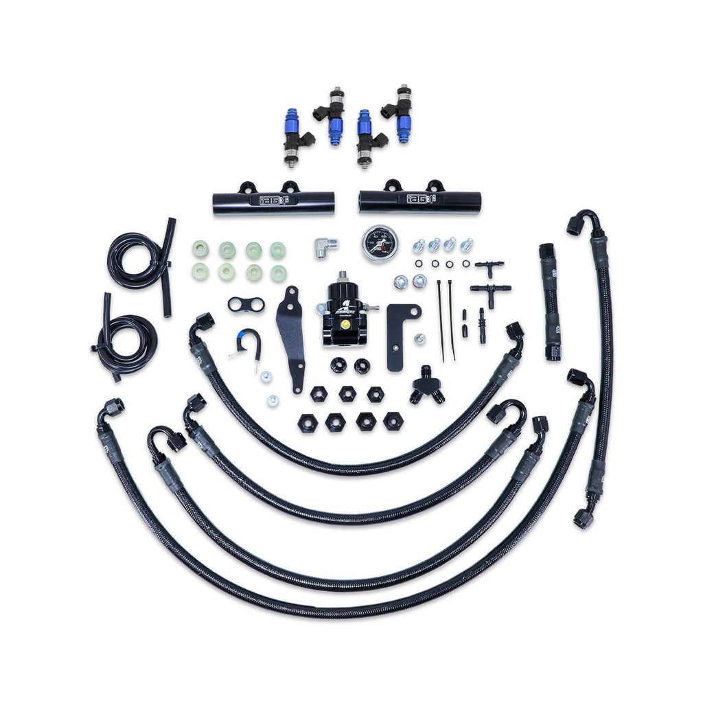 IAG PTFE Fuel System Kit w/ FIC Injectors, Aeromotive FPR & IAG Fuel Rails - Subaru WRX 2008-2014 / STi 2008-2021