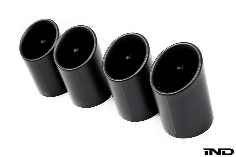 IND Matte Black Coated Exhaust Tip Set - BMW M2 Competition & CS / M3 / M4 (F8x) 2015-2020
